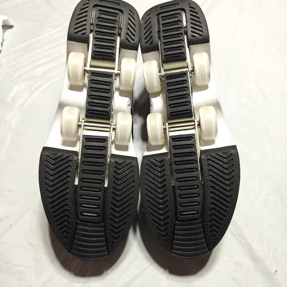 Double-Row Deform Wheel Automatic Walking Shoes Invisible Roller Skate Size 9.5 - Picture 8 of 9